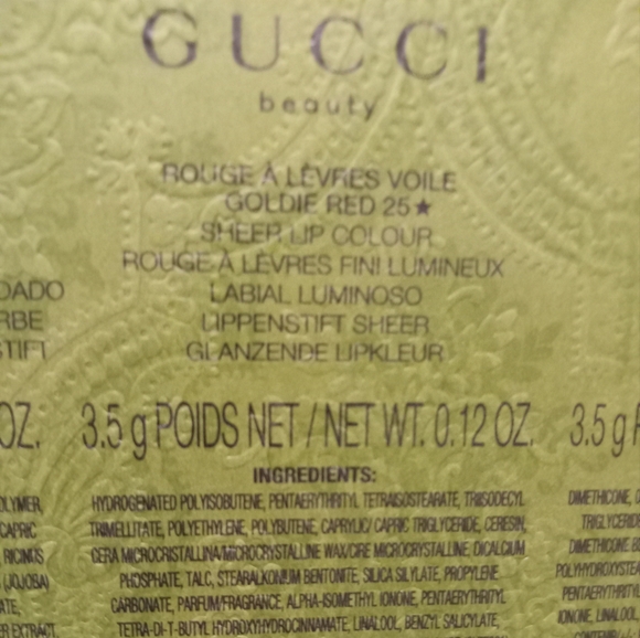 GUCCI-Lipstick Trio Set: Goldie Red 25 π - Picture 13 of 15